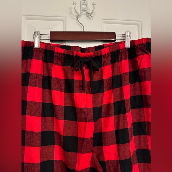 WONDERSHOP Men’s Lounge /
Pajama Set Red Buffalo Check, 💯 % Cotton NWT - Picture 10 of 16